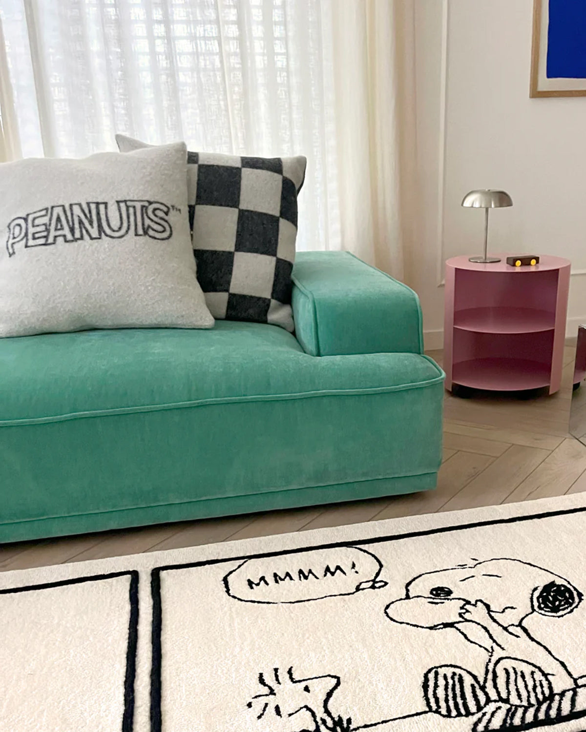 Cushion Cover PEANUTS Hug 20 x 20in