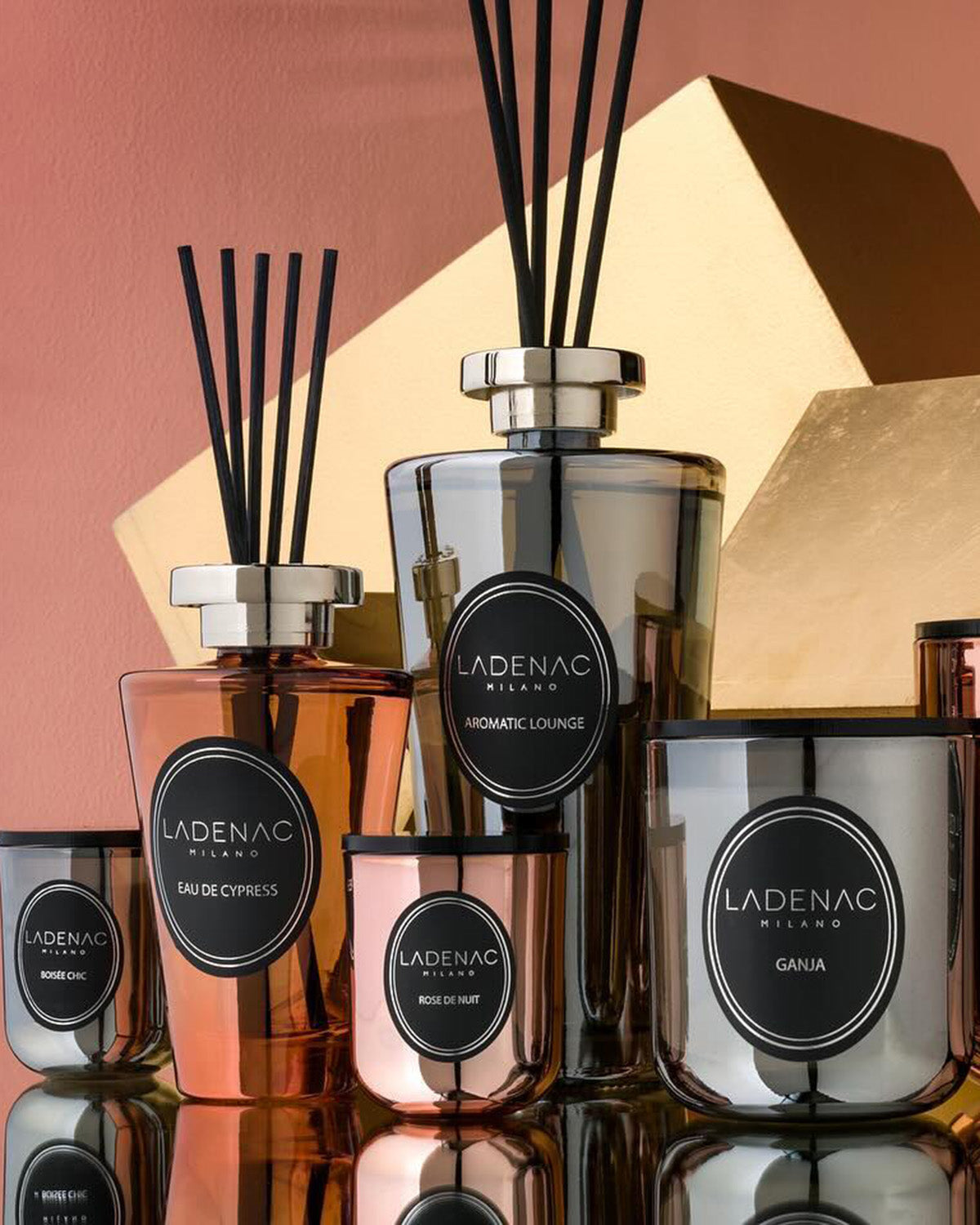 Reed Diffuser URBAN SENSES 200ml Grey Aromatic Lounge 3.74 x 5.91 x 8.86 in