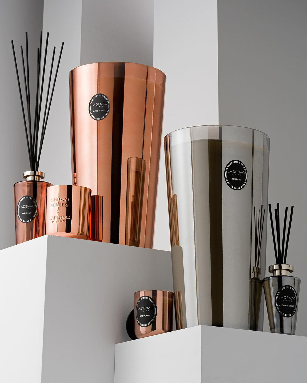 Candle in Jar URBAN SENSES 8500gr Rose Fleurs de Fruit 9.45 x 9.25 x 19.69 in