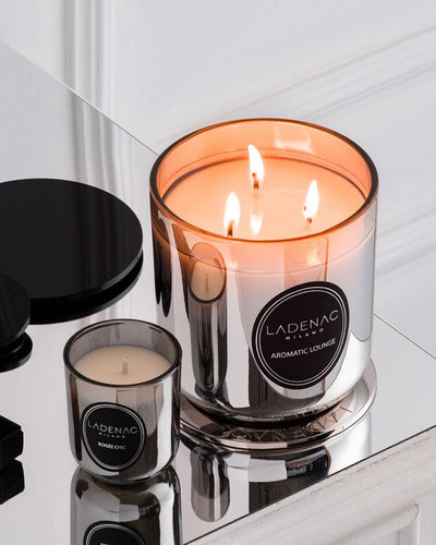 Candle in Jar URBAN SENSES 7oz Aromatic Lounge Grey