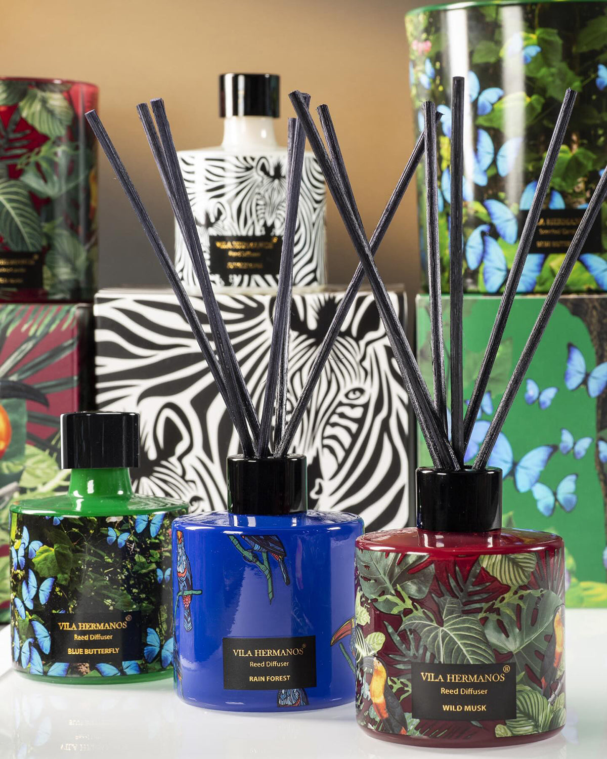 Reed Diffuser JUNGLETOPIA WILD MUSK 100ml 4.92 diam. X 4.92 in