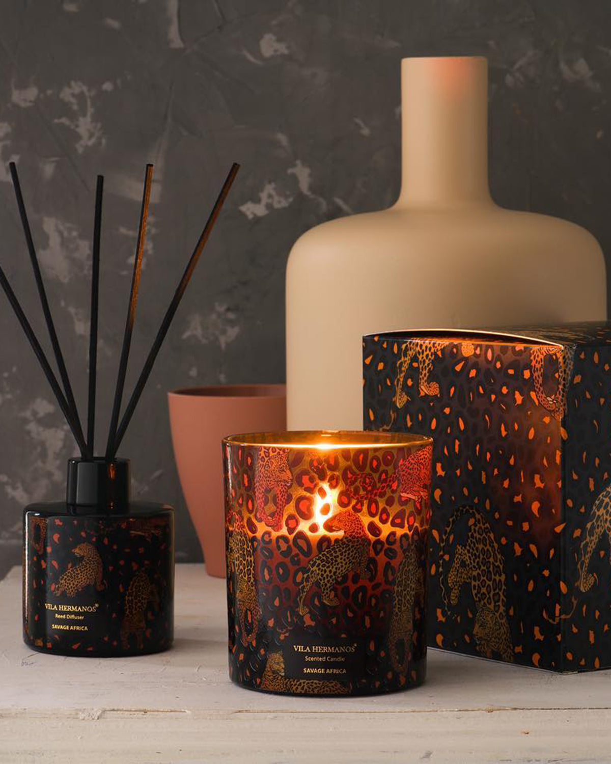 Diffuser Mikado Reed JUNGLETOPIA 3.3oz Leopard Savage Africa