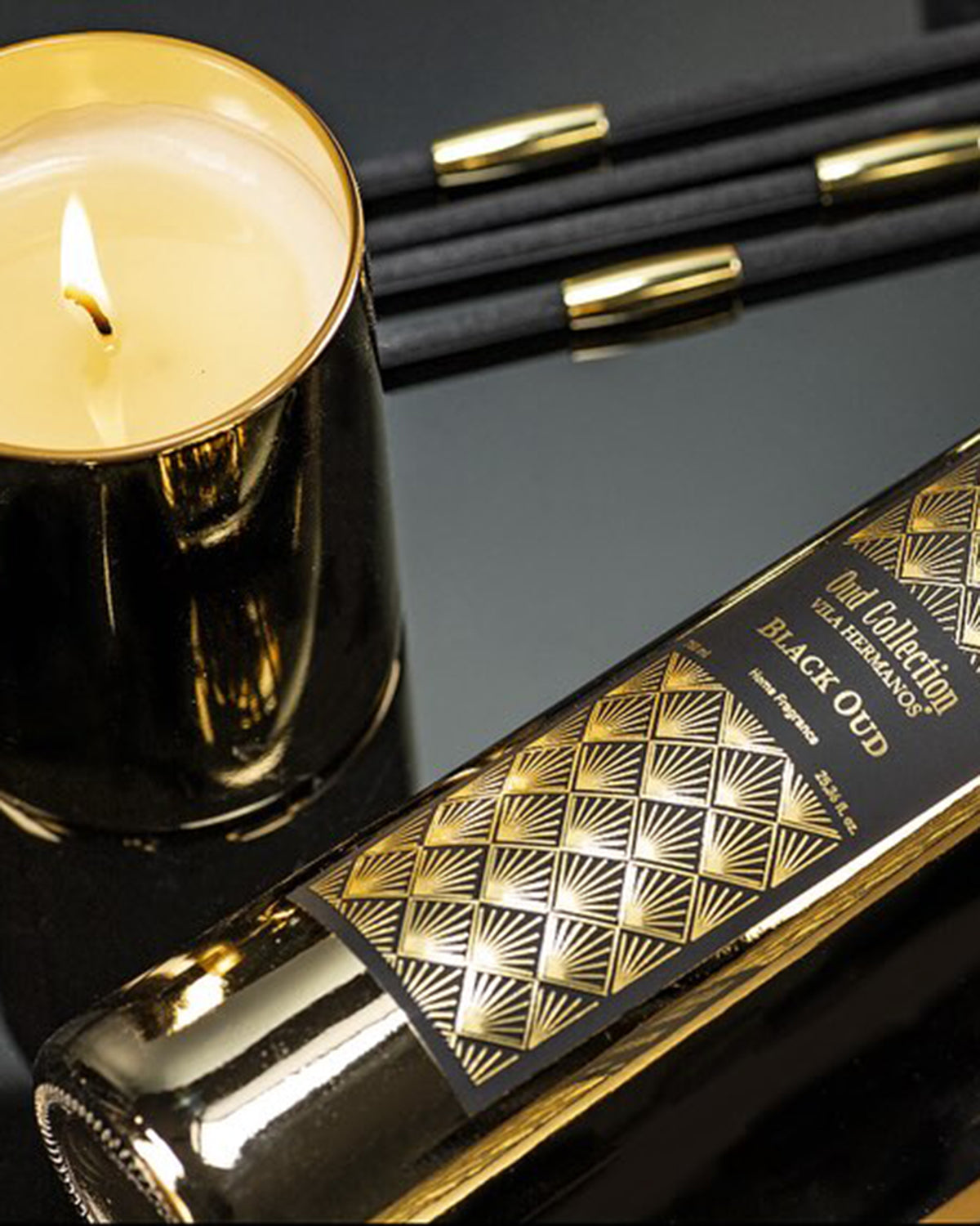 Diffuser Mikado Aroma VILA OUD COLLECTION 25oz Black