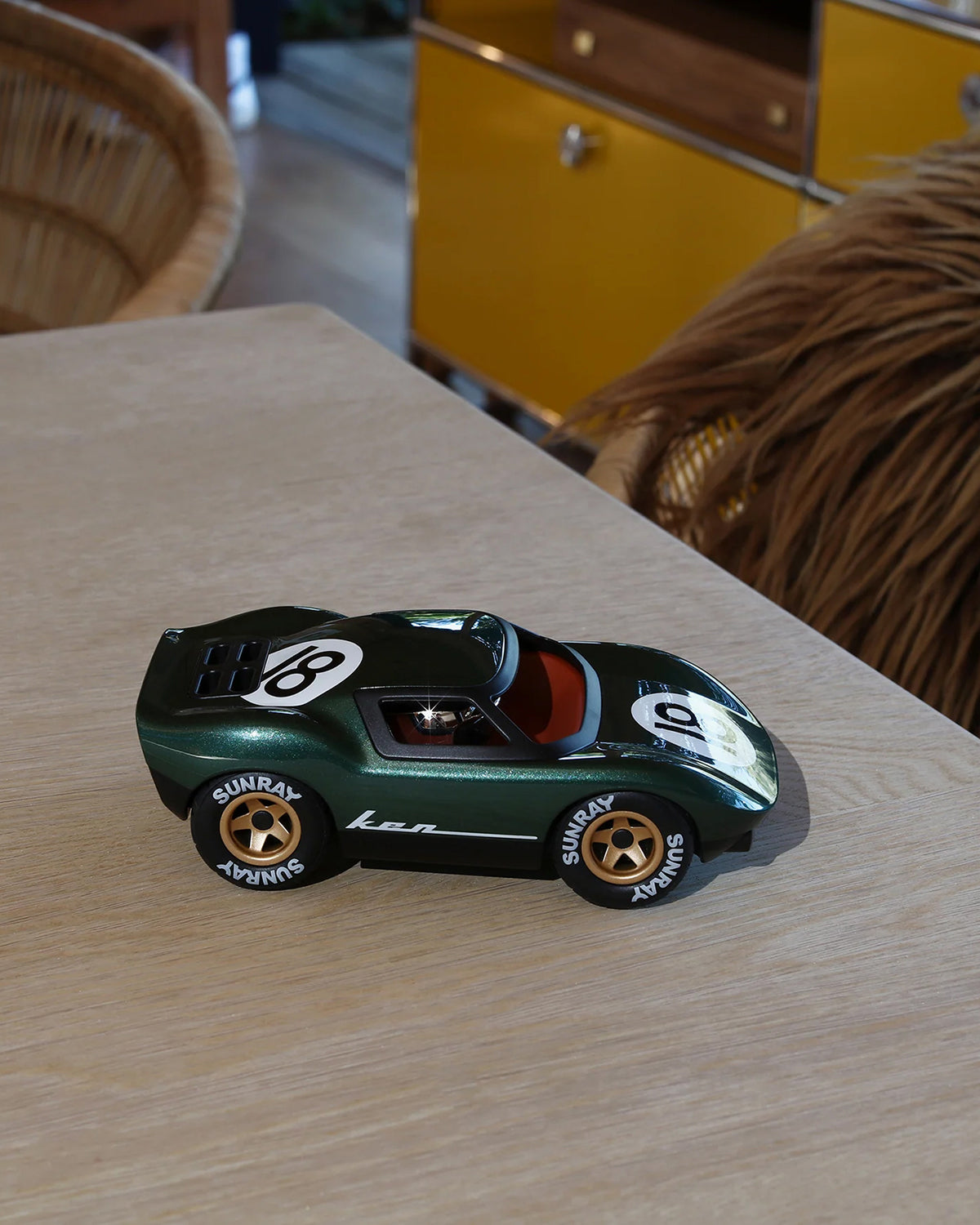 Car Mini KEN ROGERS Metallic Green 7in