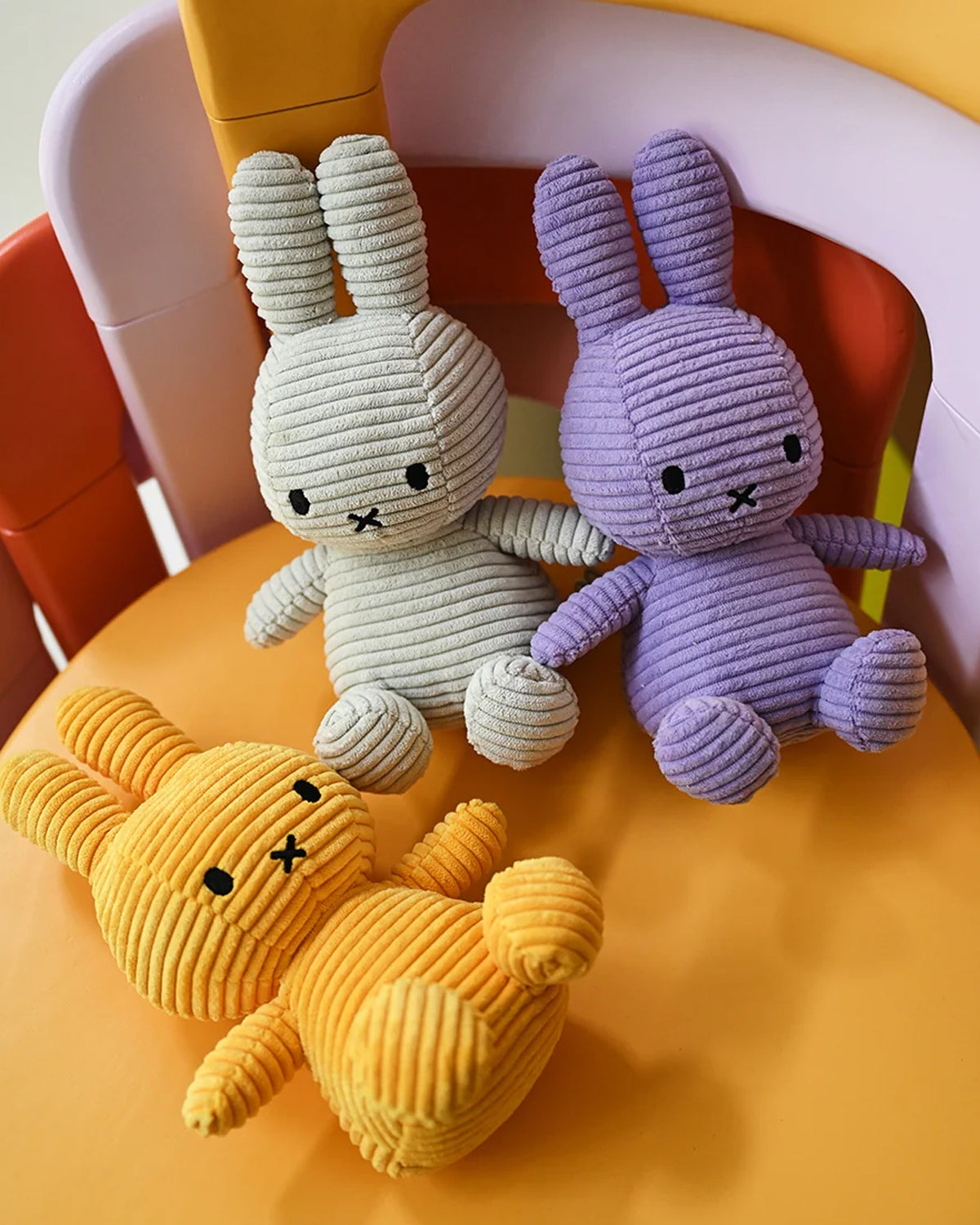 Plush MIFFY ECO Corduroy Lilac 9''