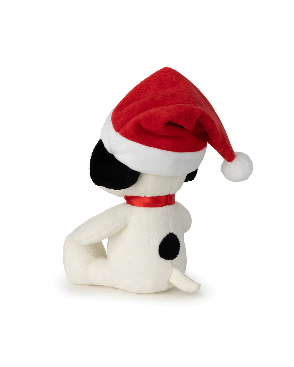 Plush PEANUTS SNOOPY Sitting WITH CHRISTMAS HAT 7