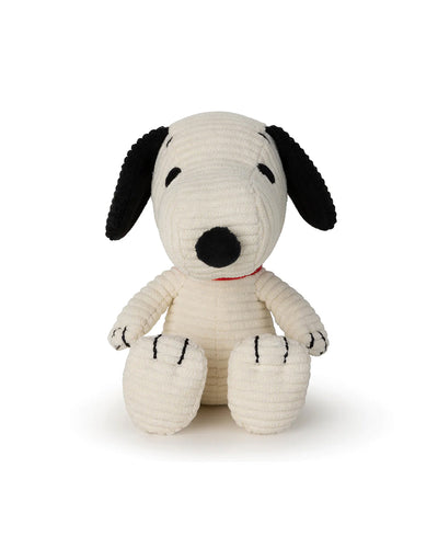 Plush PEANUTS Snoopy Cream Corduroy in Gift box 11"