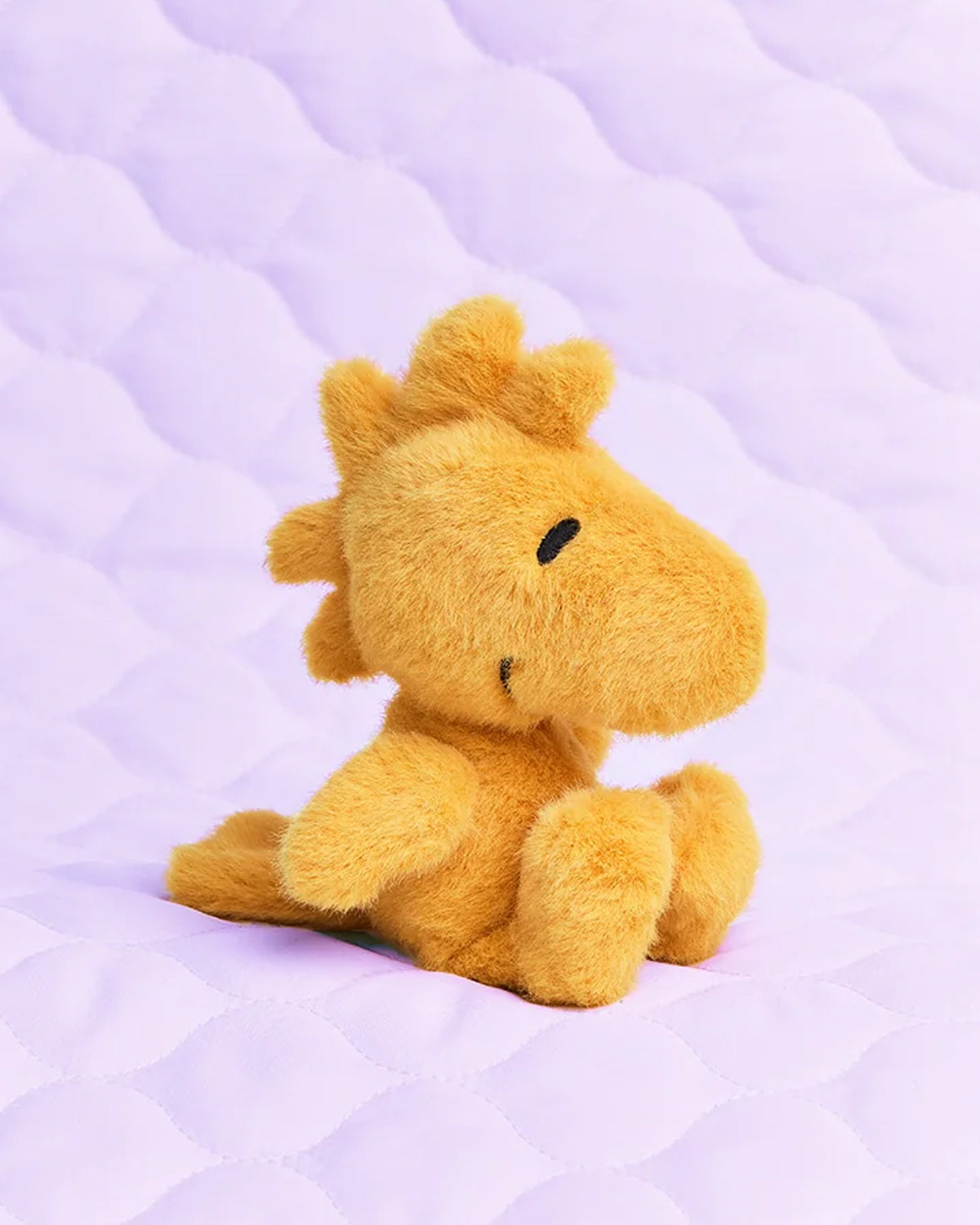Plush PEANUTS WOODSTOCK ECO Fuzzy Yellow 6"