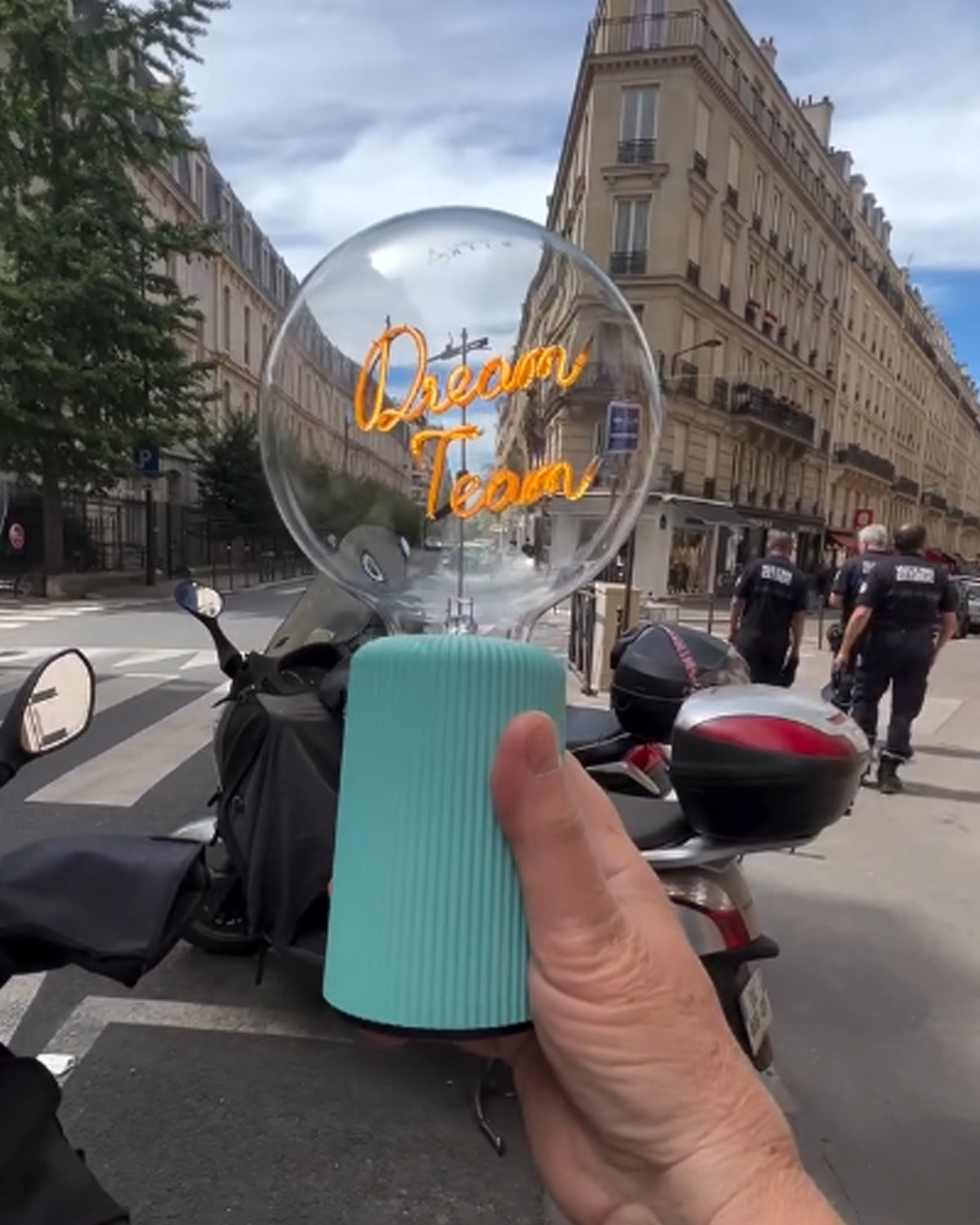 Base Table Lamp POP NOMAD Blue