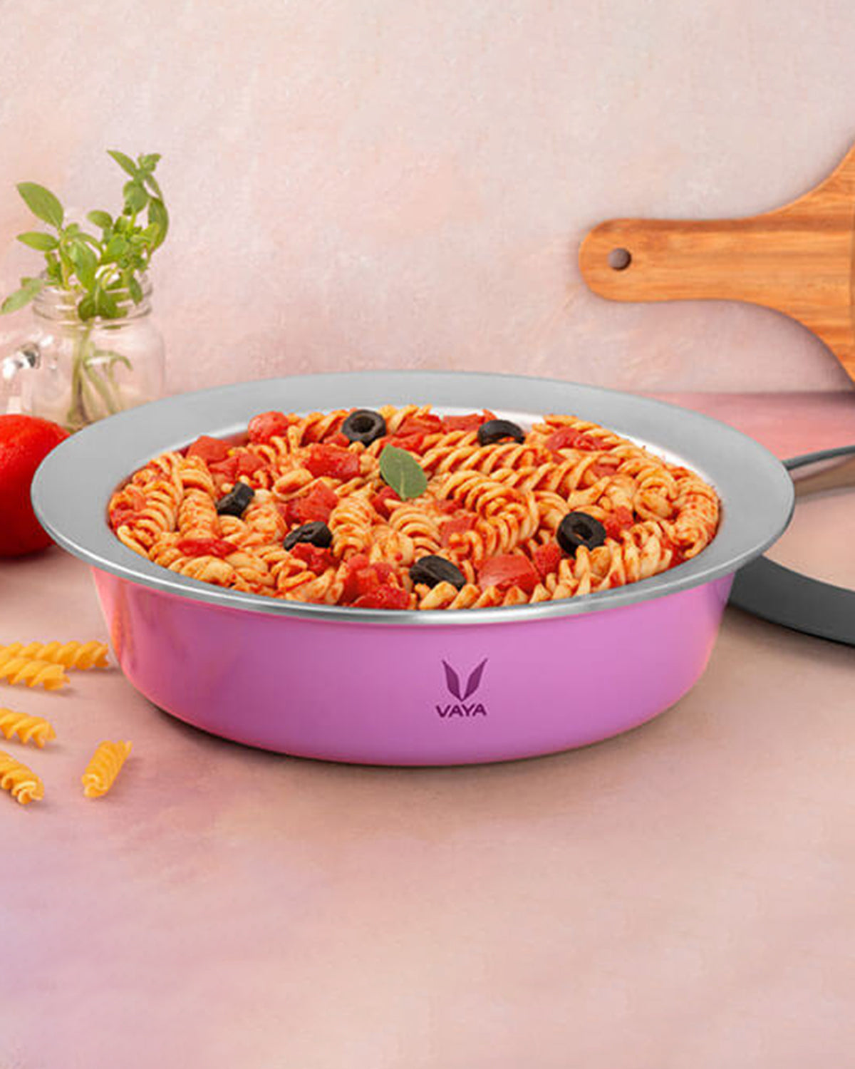 Vaya HauteCase - 37.2 fl.oz - Iris Purple - with Glass Lid