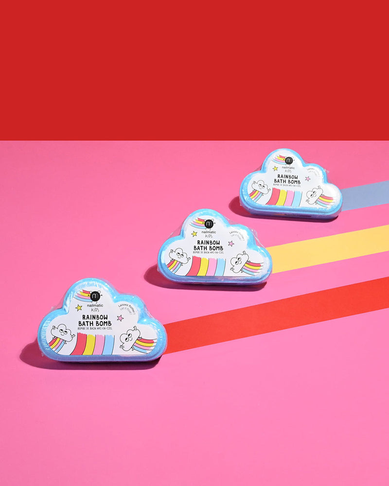 Nailmatic Bath Bomb Set for Kids RAINBOW