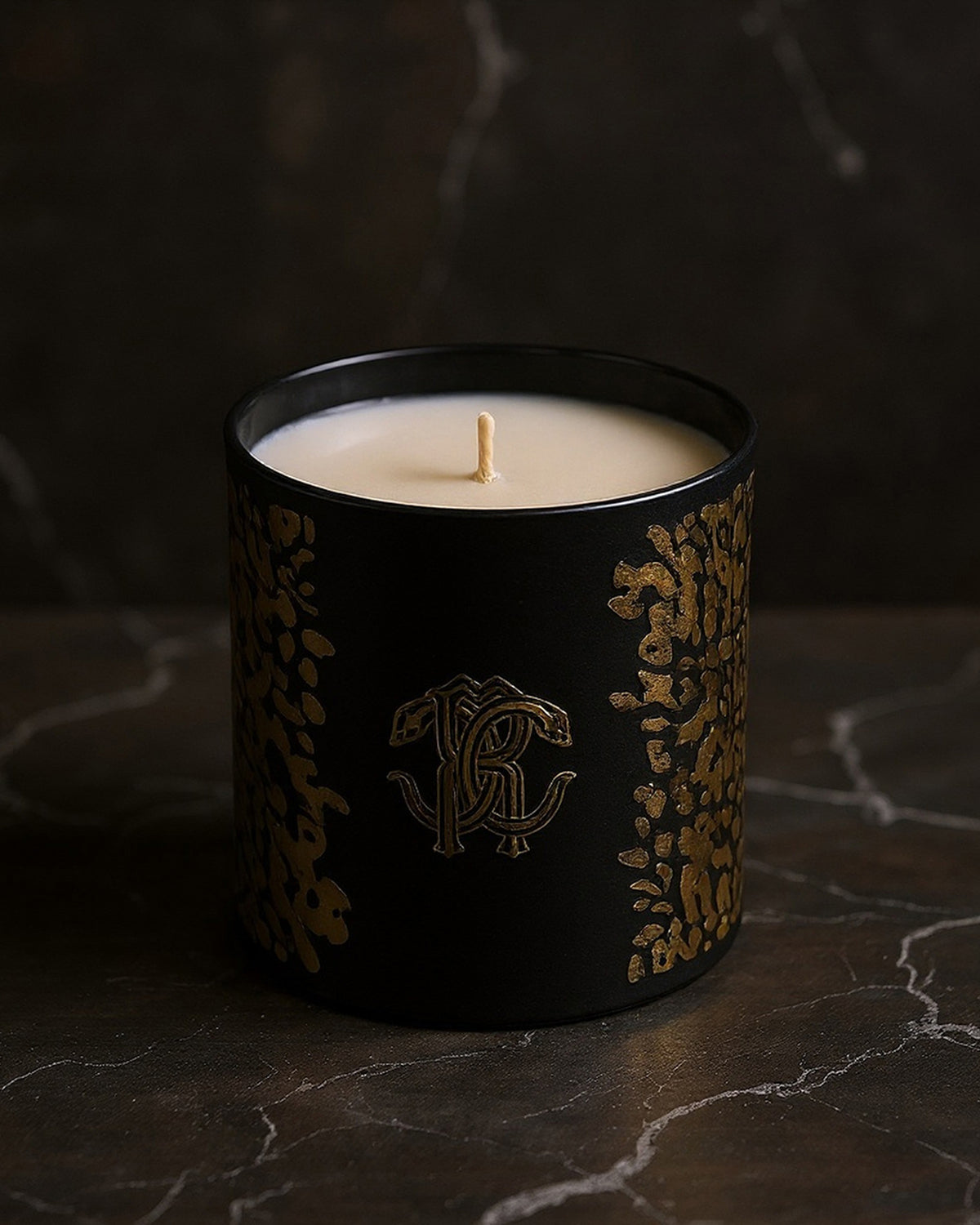 Scented Candle, MIDNIGHT SKY, Glass, Clear, Ø 3.27"