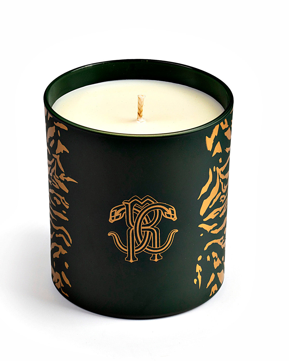 Scented Candle, WILD JUNGLE, Glass, Clear, Ø 3.27"