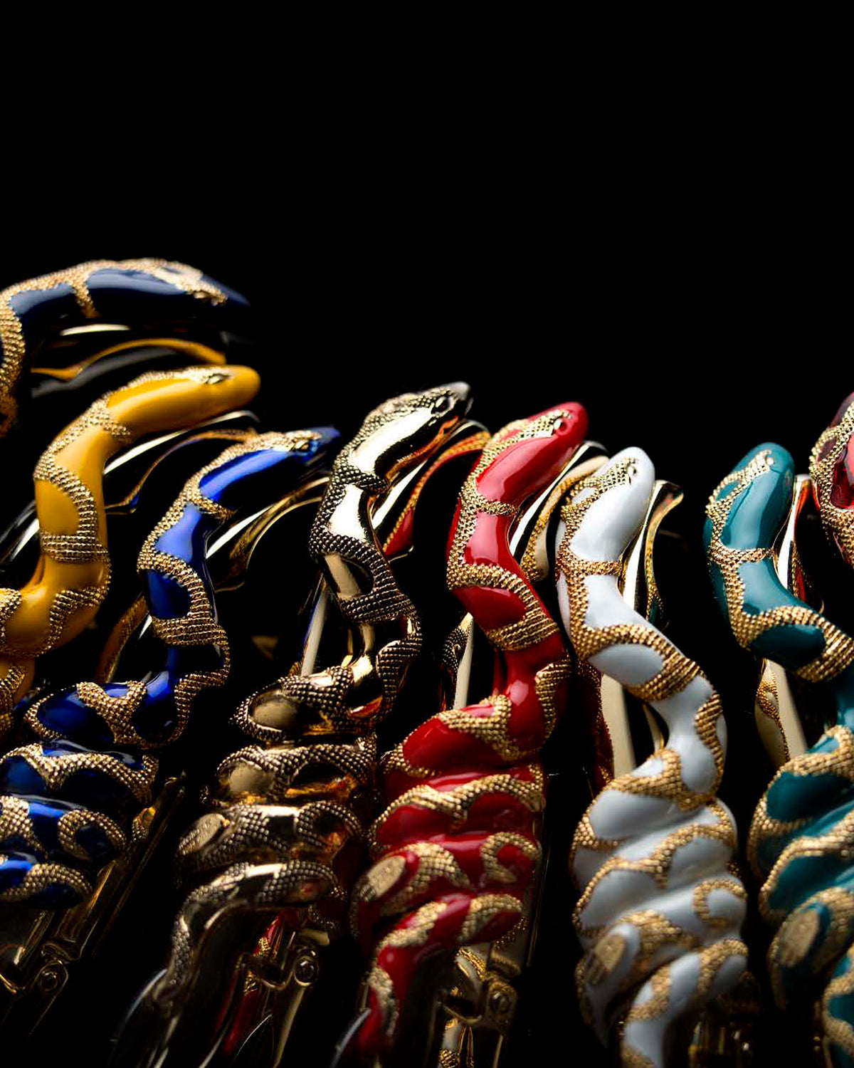 Wine Opener SNAKE Antique Gold in Luxury Box 5