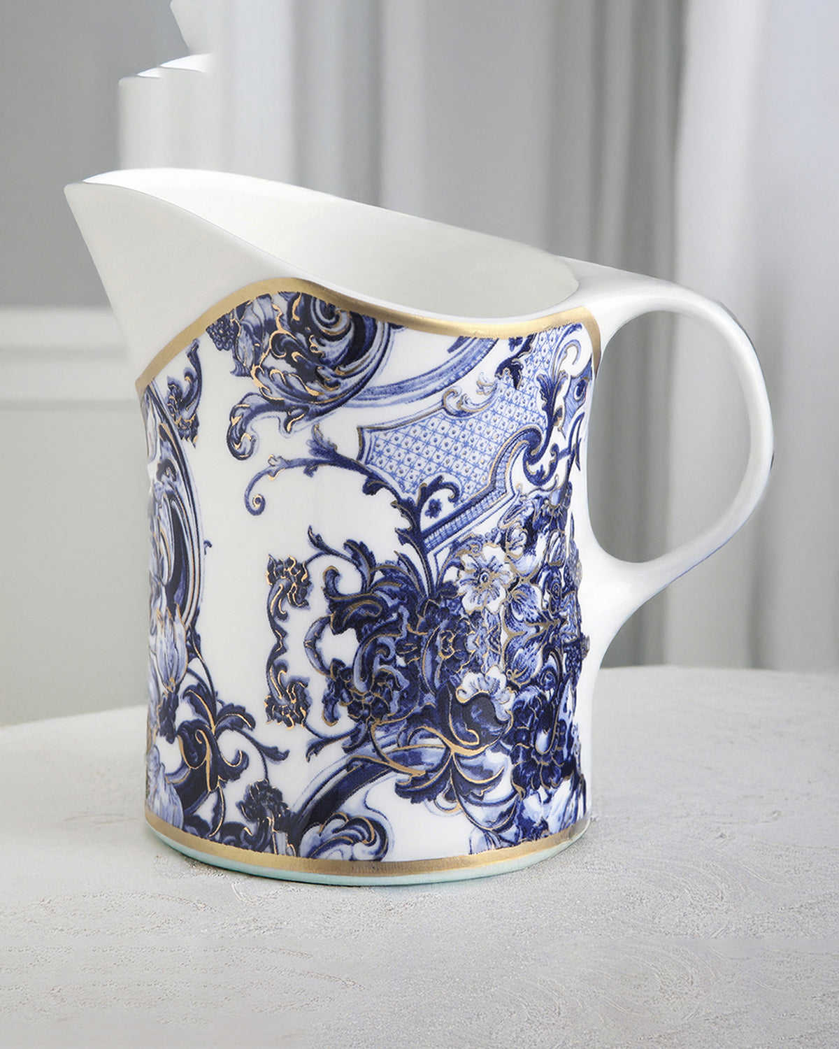 Creamer AZULEJOS   diam. 3.5", H 3.3"
