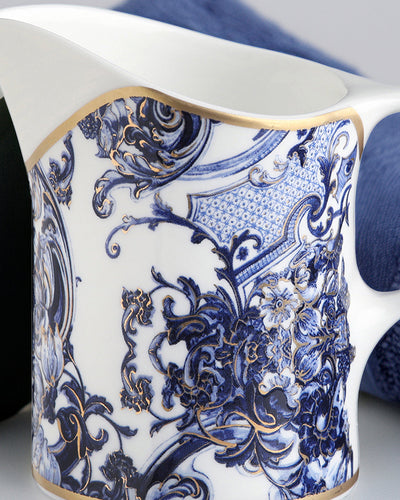 Roberto Cavalli Home Creamer AZULEJOS   diam. 3.5", H 3.3"