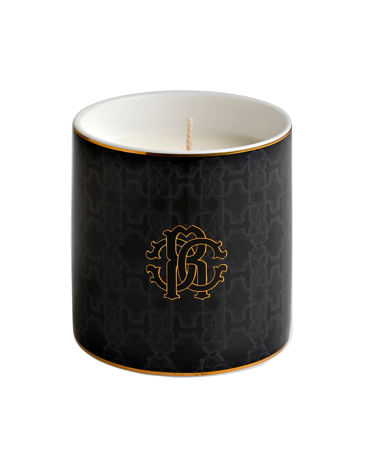 Scented Candle MONOGRAM 270gr  Gold diam. 3.3", H 3.5"