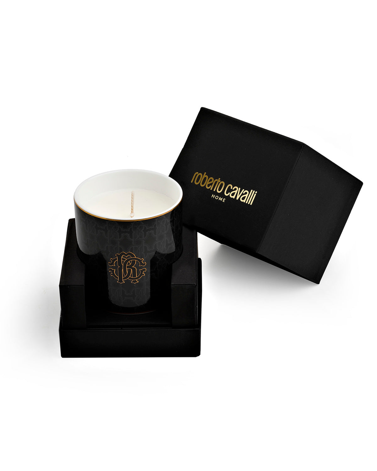 Scented Candle MONOGRAM 270gr  Gold diam. 3.3", H 3.5"