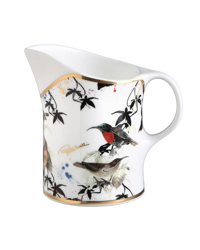 Roberto Cavalli Home Creamer GARDEN'S BIRDS diam. 3.5", H 3.3"