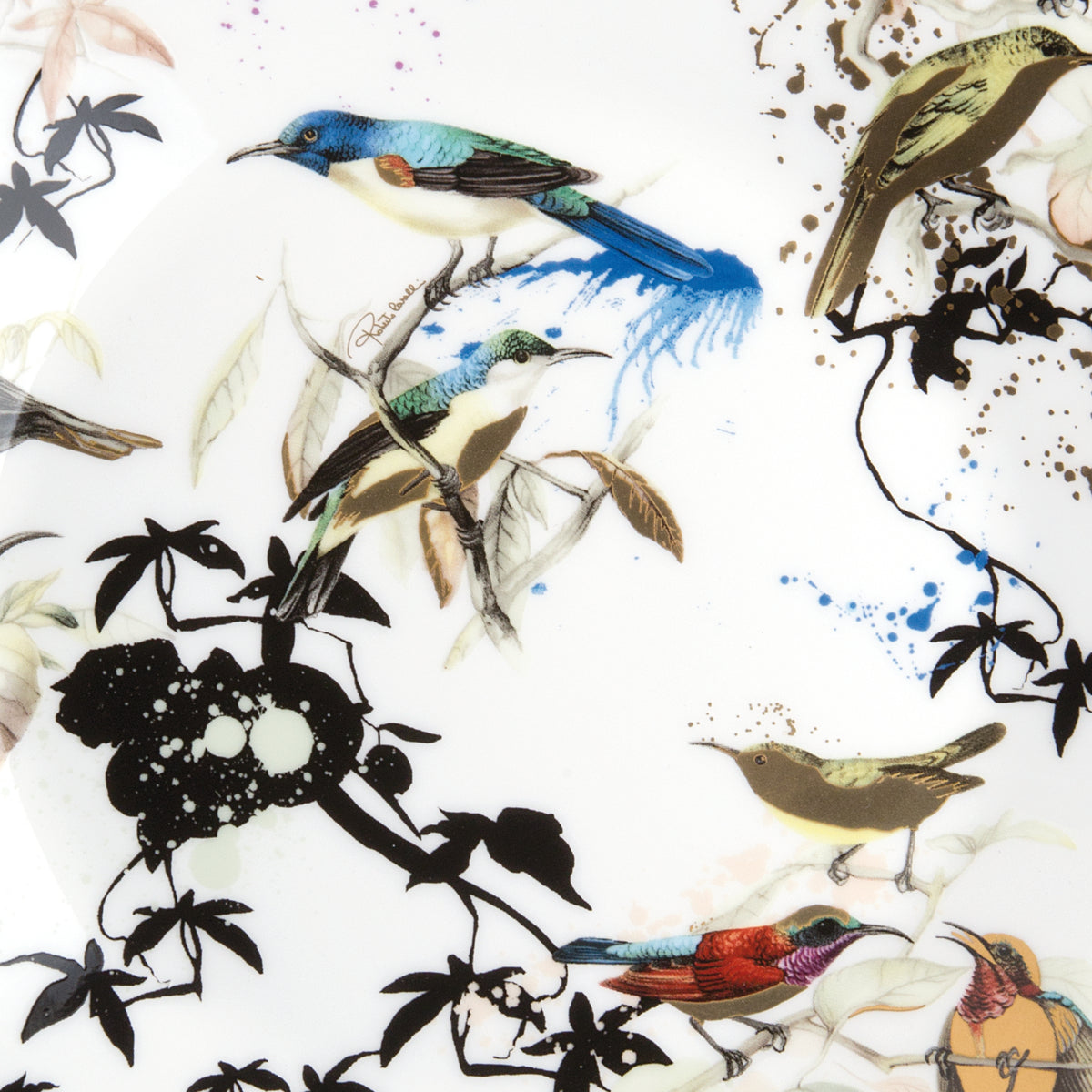 Tray GARDEN'S BIRDS Rectangular Large  7.75" x 6.3"