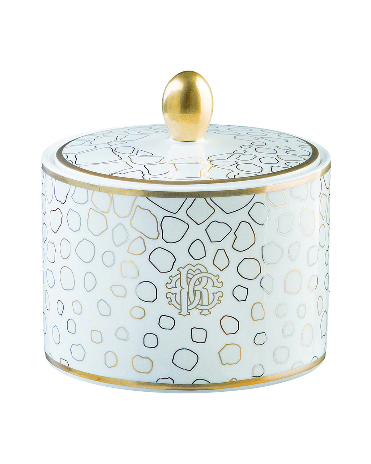 Sugar Pot GIRAFFE   diam. 3.3", H 3.5"