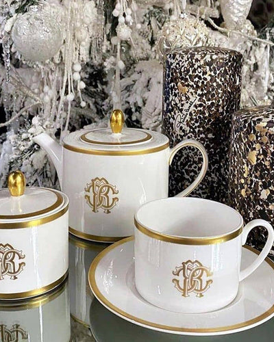 Roberto Cavalli Home Sugar Pot GIRAFFE diam. 3.3", H 3.5"