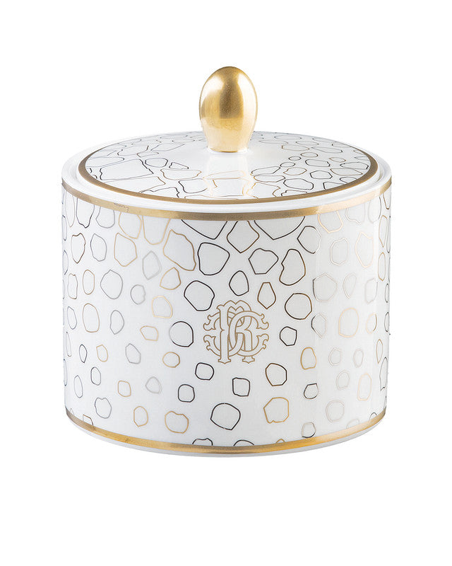 Roberto Cavalli Home Sugar Pot GIRAFFE diam. 3.3", H 3.5"
