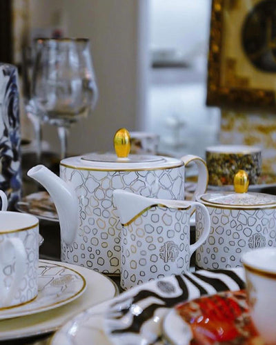 Roberto Cavalli Home Creamer GIRAFFE diam. 3.5", H 3.3"