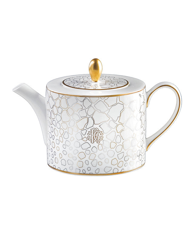 Roberto Cavalli Home Tea Pot or Coffee Pot GIRAFFE diam. 4.75", H 4.5"