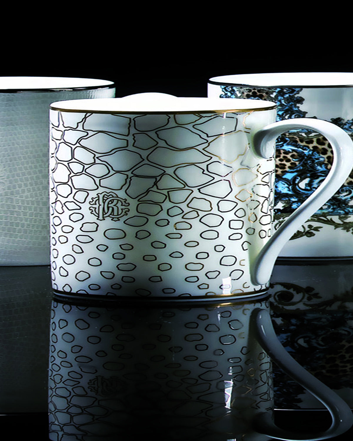 Mug Cup GIRAFFE in Luxury Box diam. 2.5", H 3.3", cap. 12.5 oz