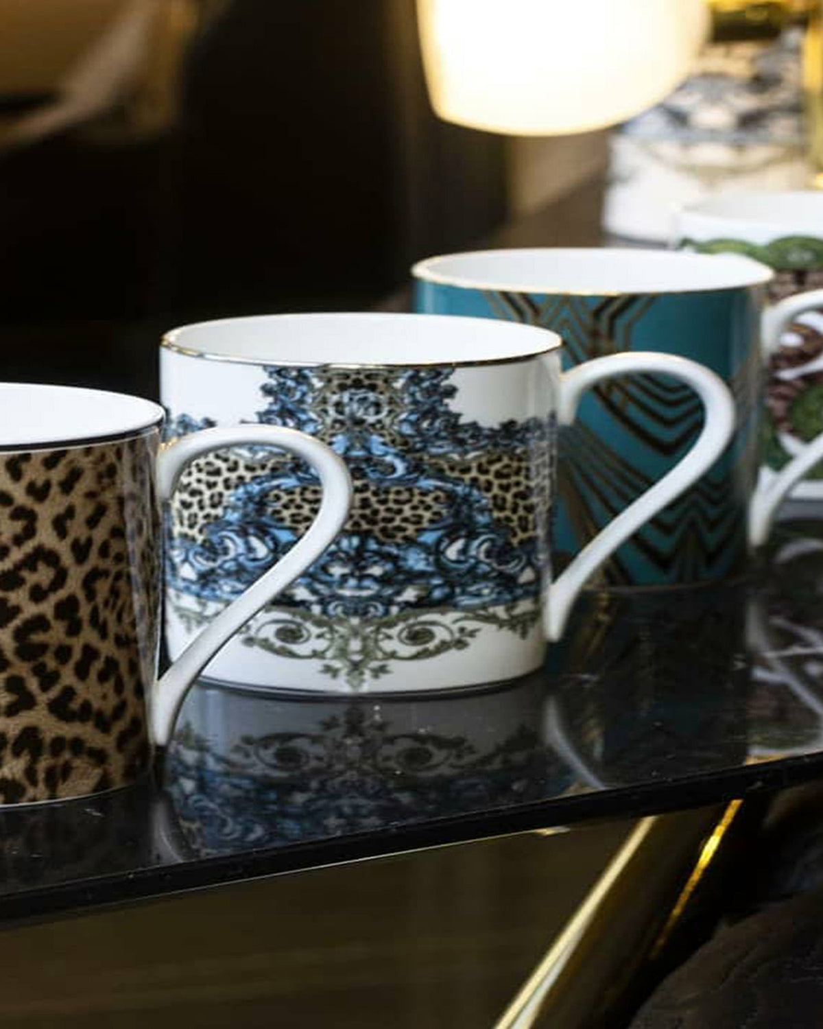 Mug Cup JAGUAR in Luxury Box diam. 2.5", H 3.3", cap. 12.5 oz