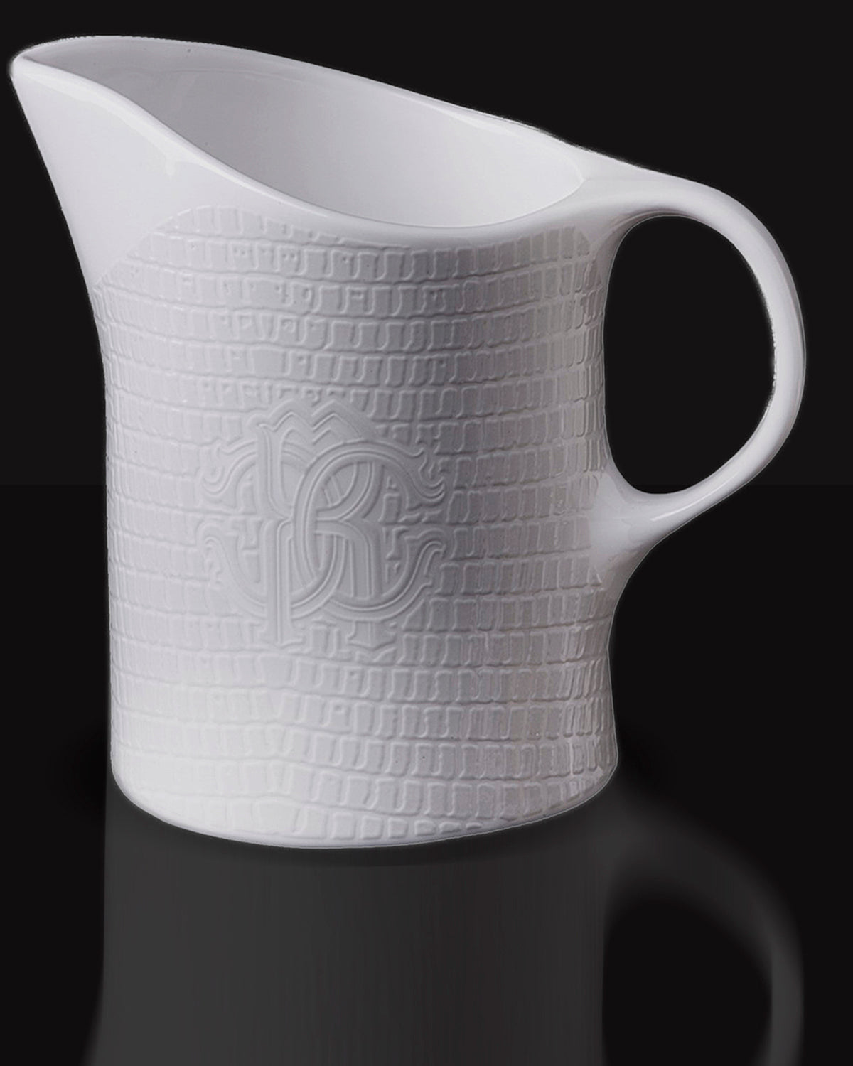 Creamer LIZARD PLATIN   diam. 3.5", H 3.3"