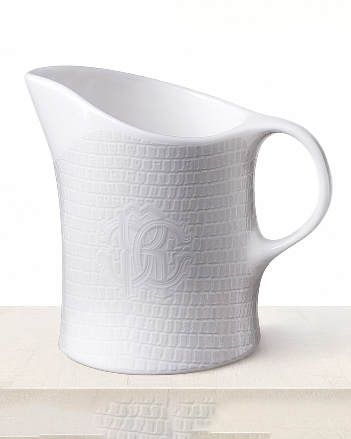 Creamer LIZARD PLATIN   diam. 3.5", H 3.3"