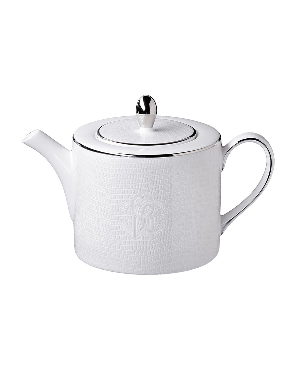Tea Pot or Coffee Pot LIZARD PLATIN   diam. 4.75", H 4.5"
