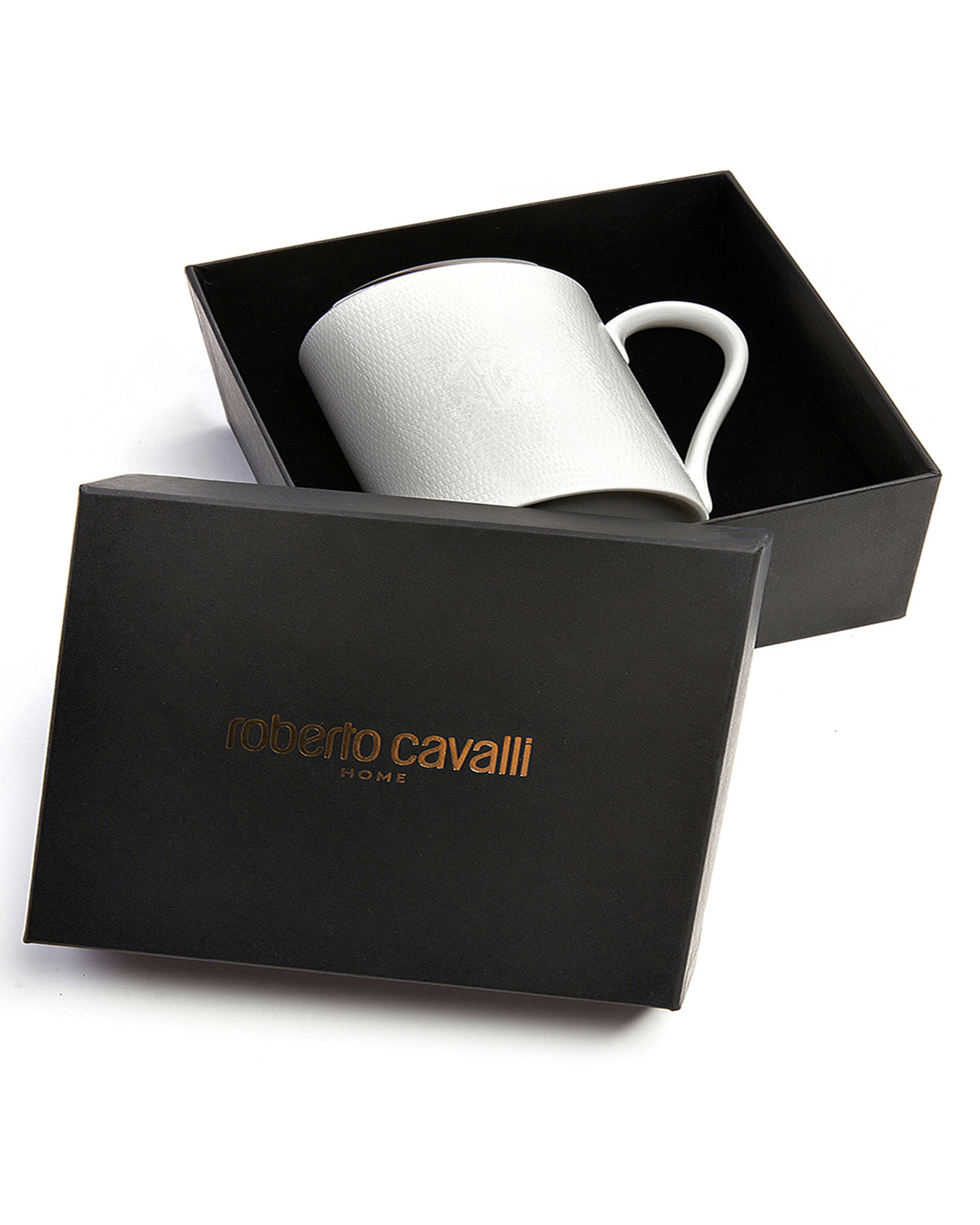Mug Cup LIZARD PLATIN in Luxury Box diam. 2.5", H 3.3", cap. 12.5 oz