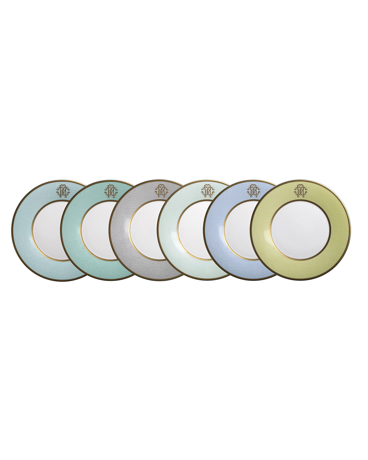 LIZZARD SUNRISE Dinner Plate Set of 6