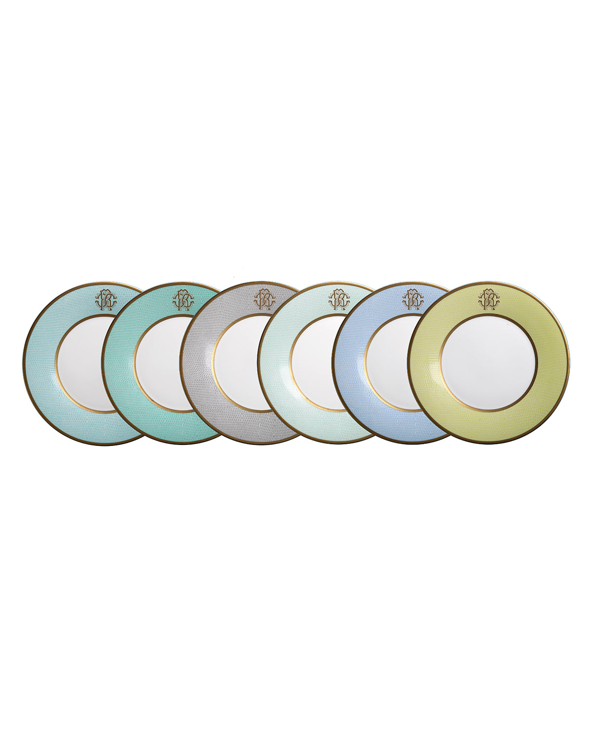 LIZZARD SUNRISE Dinner Plate Set of 6