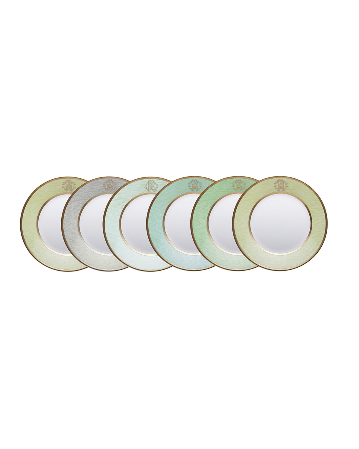 LIZZARD SUNRISE Soup Plate Set of 6