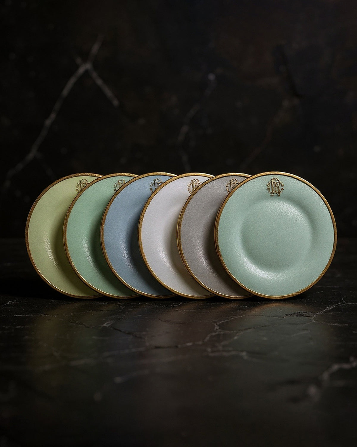 LIZZARD SUNRISE Bread & Butter Plate Set of 6