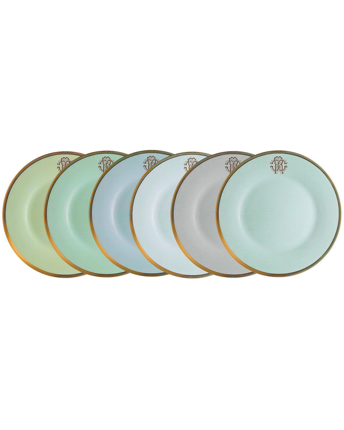 LIZZARD SUNRISE Bread & Butter Plate Set of 6