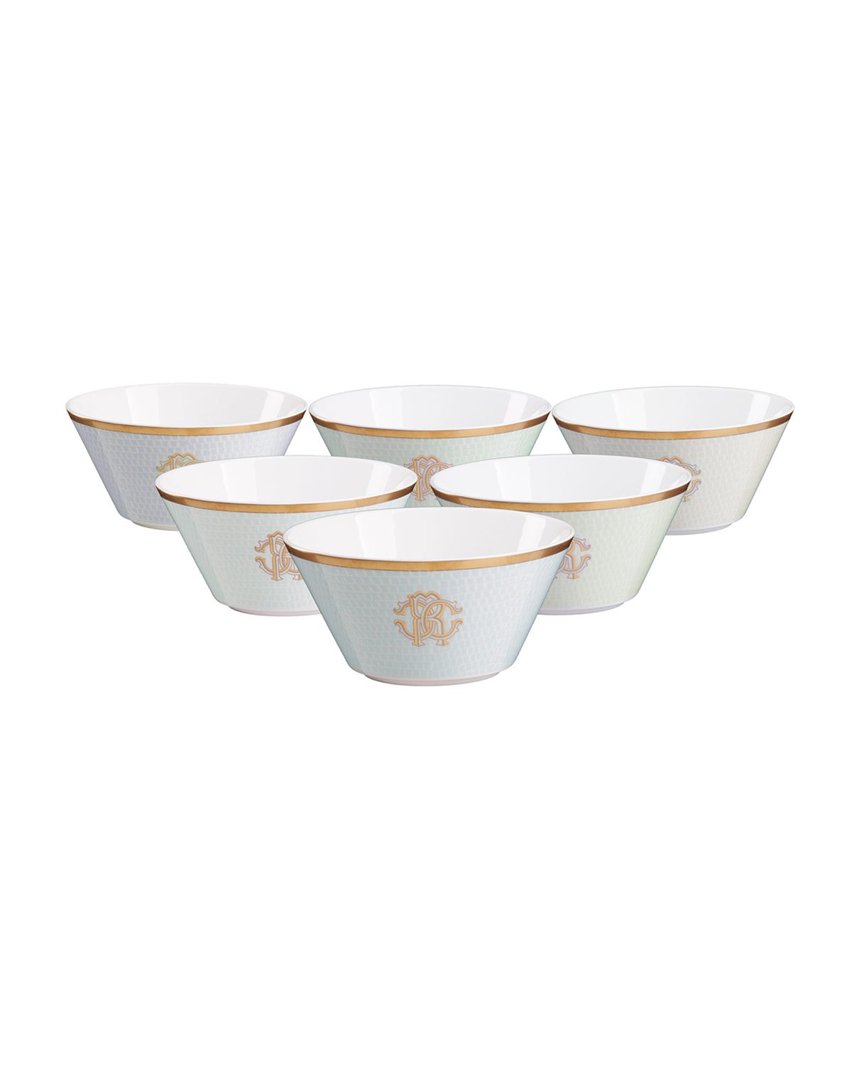 LIZZARD SUNRISE Fruit Bowl Set of 6