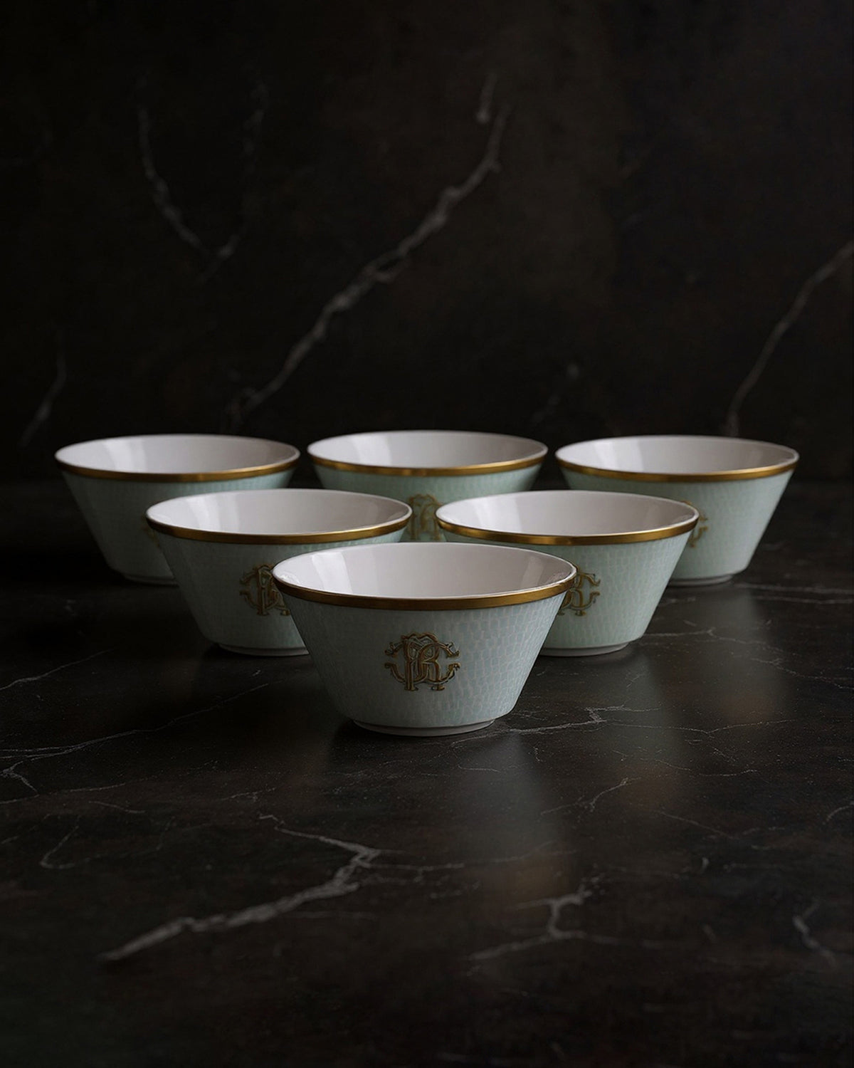 LIZZARD SUNRISE Fruit Bowl Set of 6