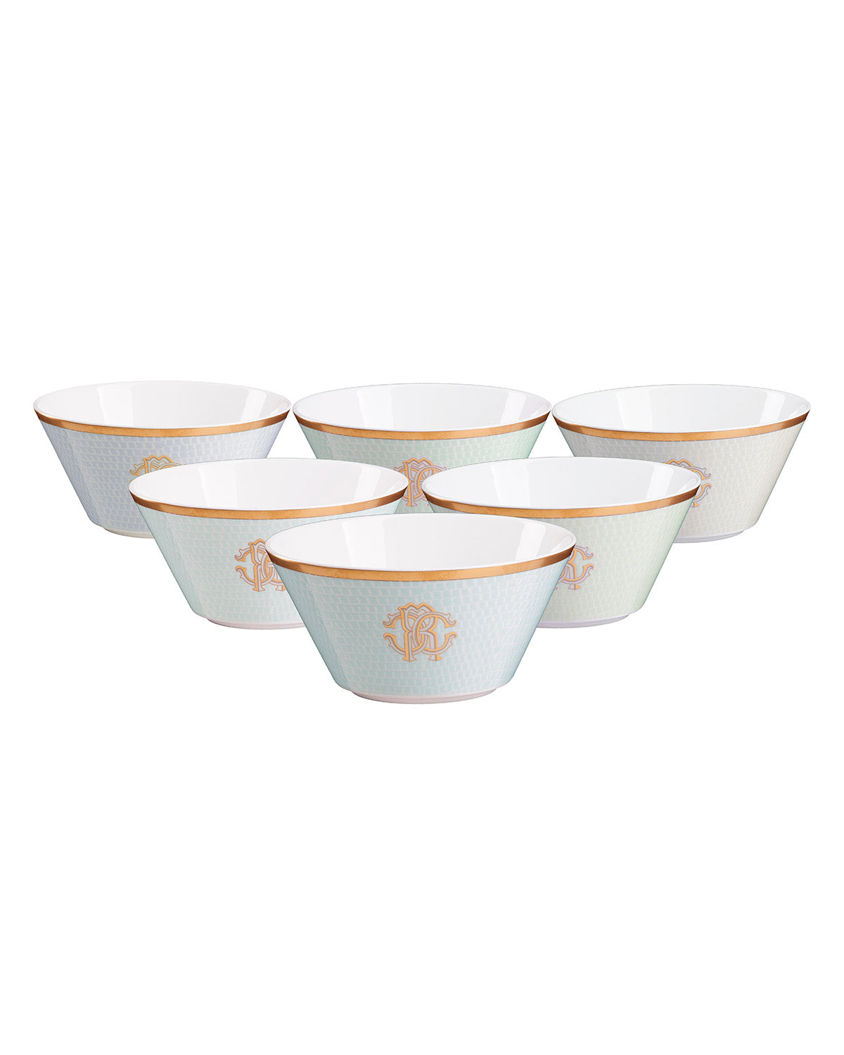 LIZZARD SUNRISE Fruit Bowl Set of 6