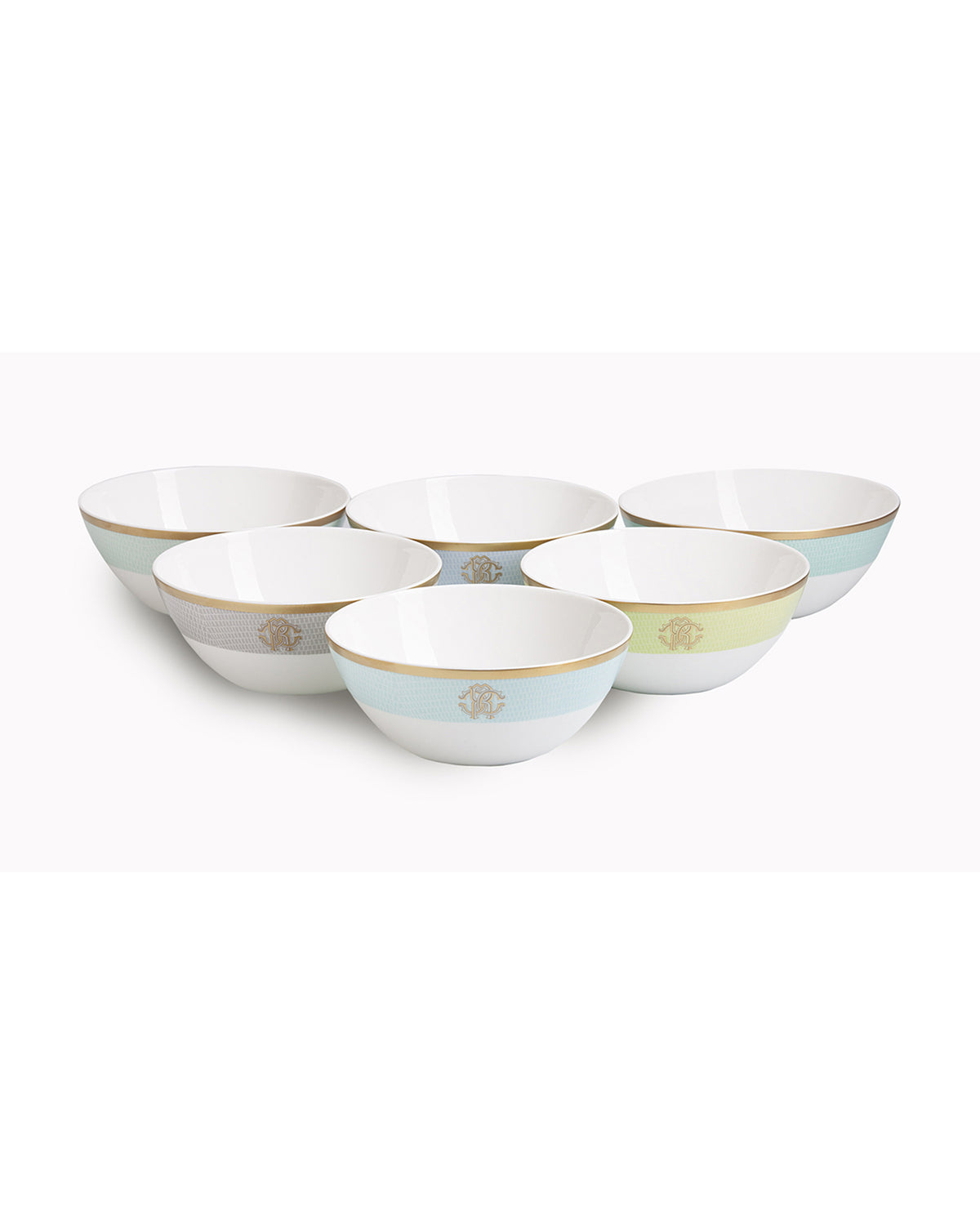 LIZZARD SUNRISE Soup Bowl Set of 6