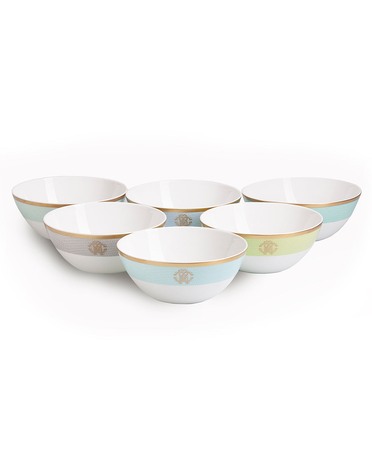 LIZZARD SUNRISE Soup Bowl Set of 6