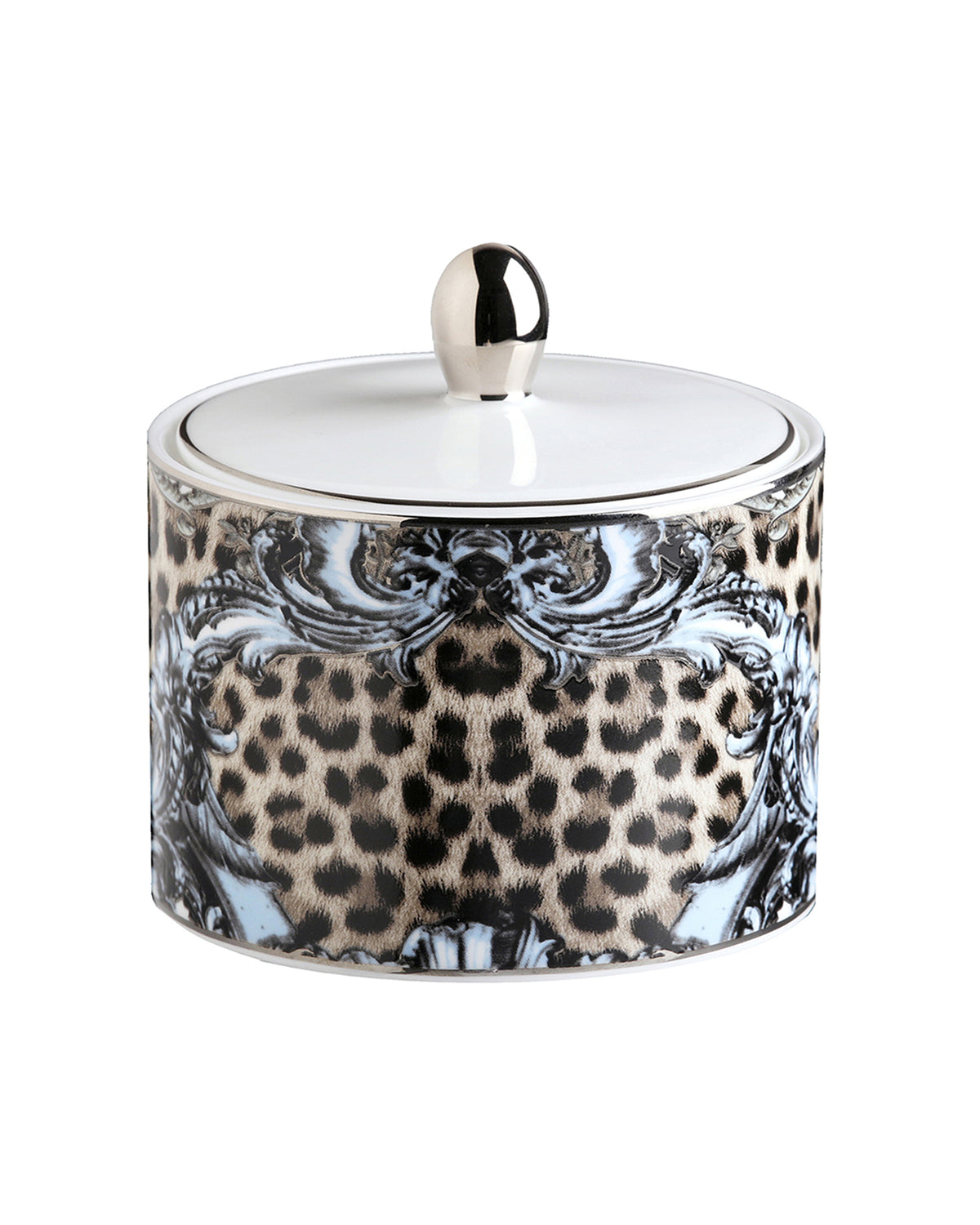 Sugar Pot PALAZZO PITTI   diam. 2.5", H 3.3"
