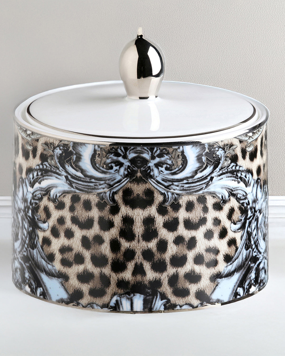 Sugar Pot PALAZZO PITTI   diam. 2.5", H 3.3"