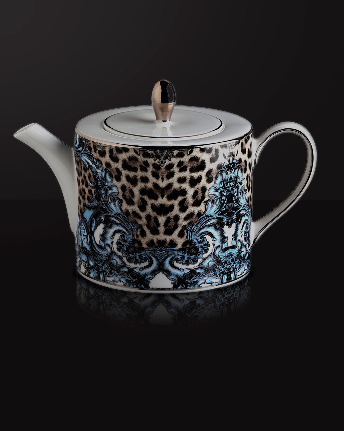 Tea Pot or Coffee Pot PALAZZO PITTI   diam. 4.75", H 4.5"