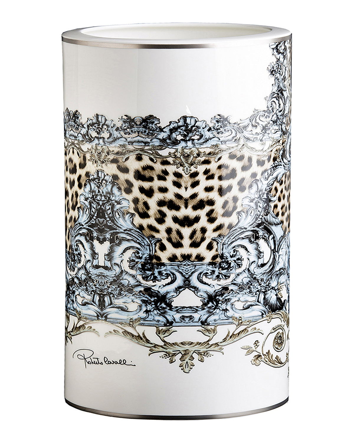 High Vase PALAZZO PITTI   diam. 6.3", H 14"