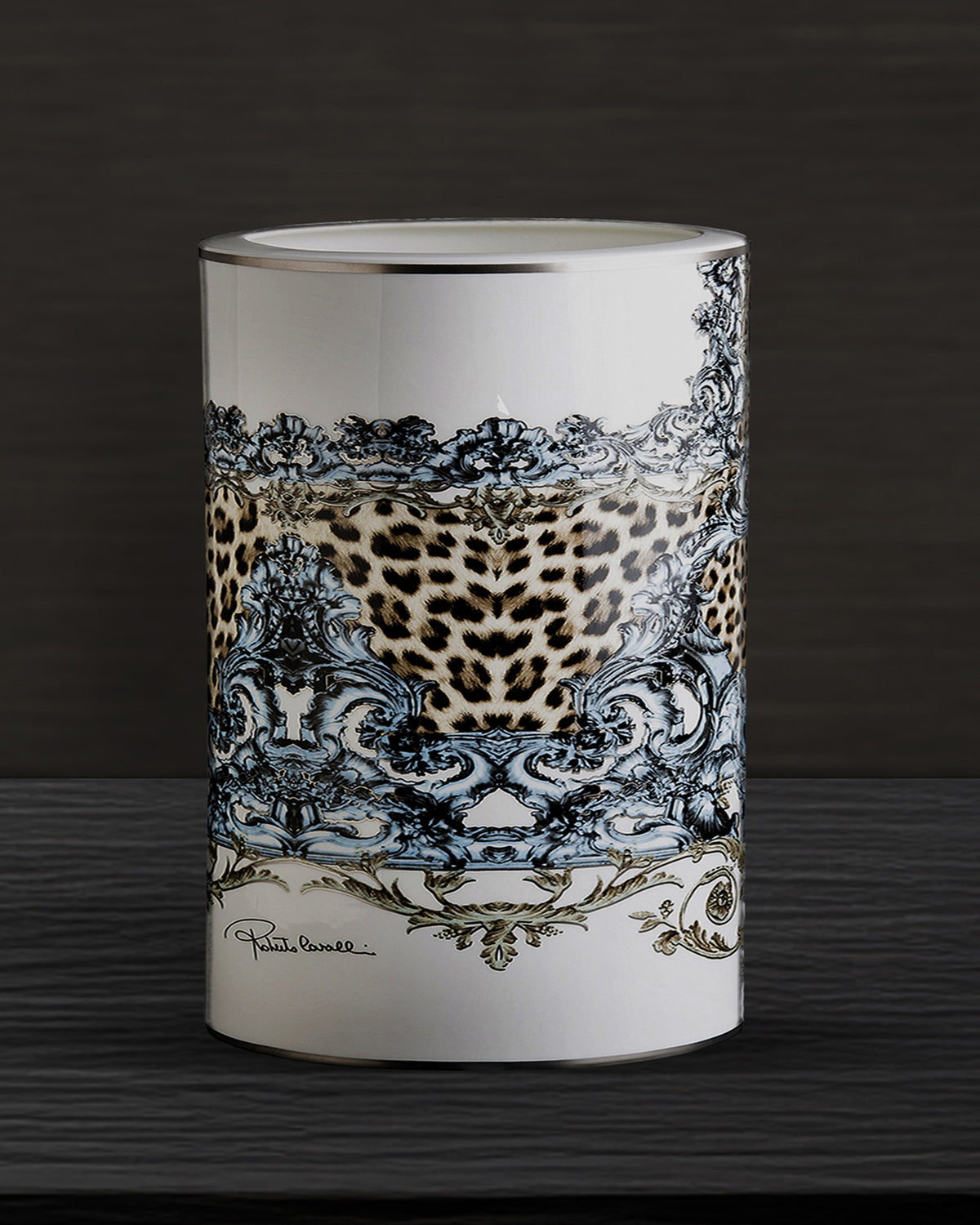 High Vase PALAZZO PITTI   diam. 6.3", H 14"